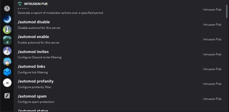 Intrusion Discord Bot gallery 2
